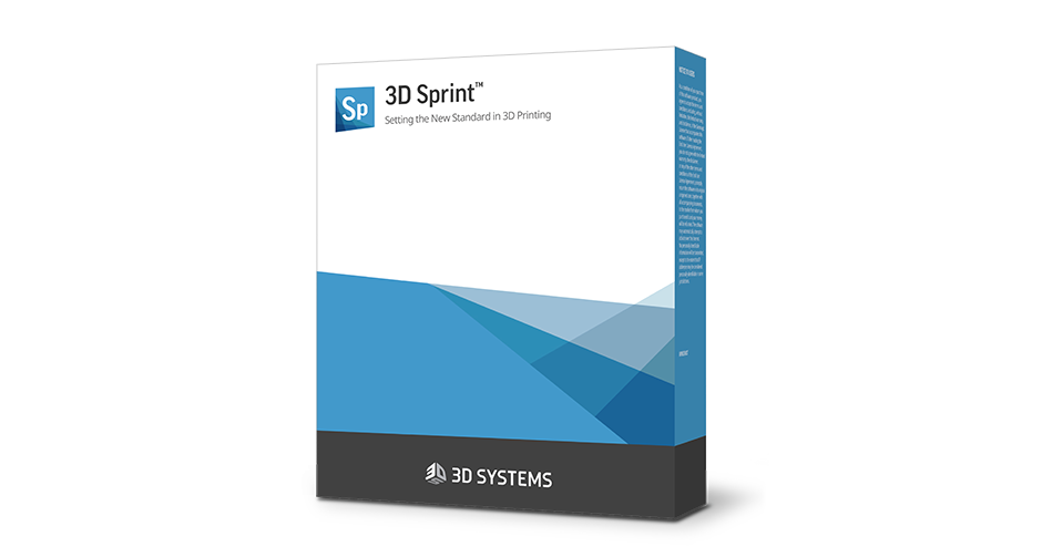 O 3D Sprint prepara e otimiza os dados 3D para a impressão 3D