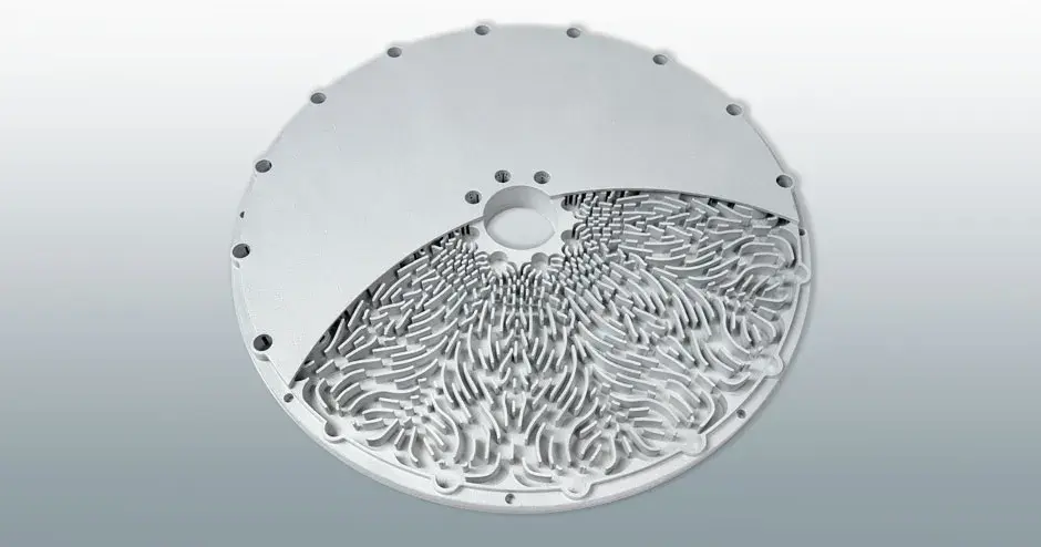 imagem de gerenciamento térmico do dissipador de calor de wafer de semicondutores