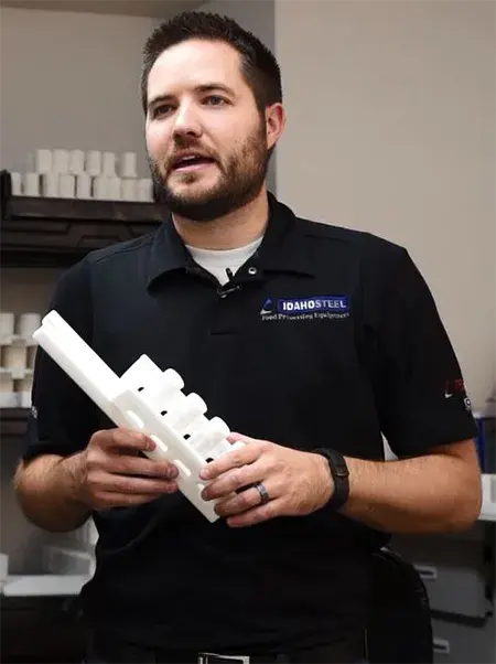 ferramentas de máquina impressas em 3D na Idaho Steel