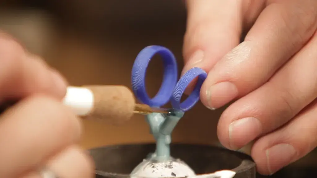 Padrões de fundição impressos em 3D criados com materiais MLP Wax