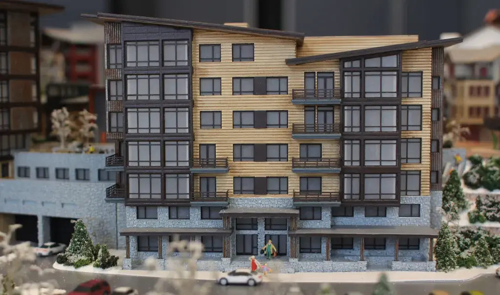 A LGM usou texturização digital para imitar as fachadas dos edifícios das finais