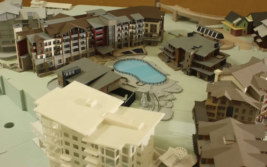 Aproximadamente 250 peças de SLA foram entregues para completar o modelo