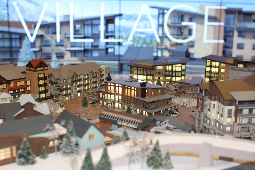 Modelo imobiliário concluído pela LGM com impressão de SLA terceirizada