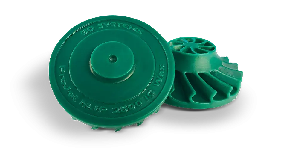 Turbina de fundição em cera da ProJet MJP 2500 IC da 3D Systems