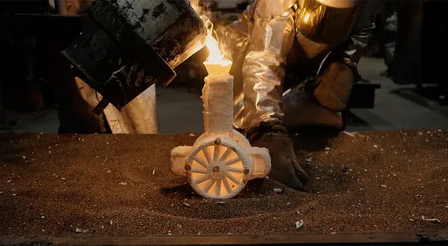 Os padrões de cera impressos em 3D se encaixam perfeitamente no processo de fundição para a rápida produção de peças fundidas