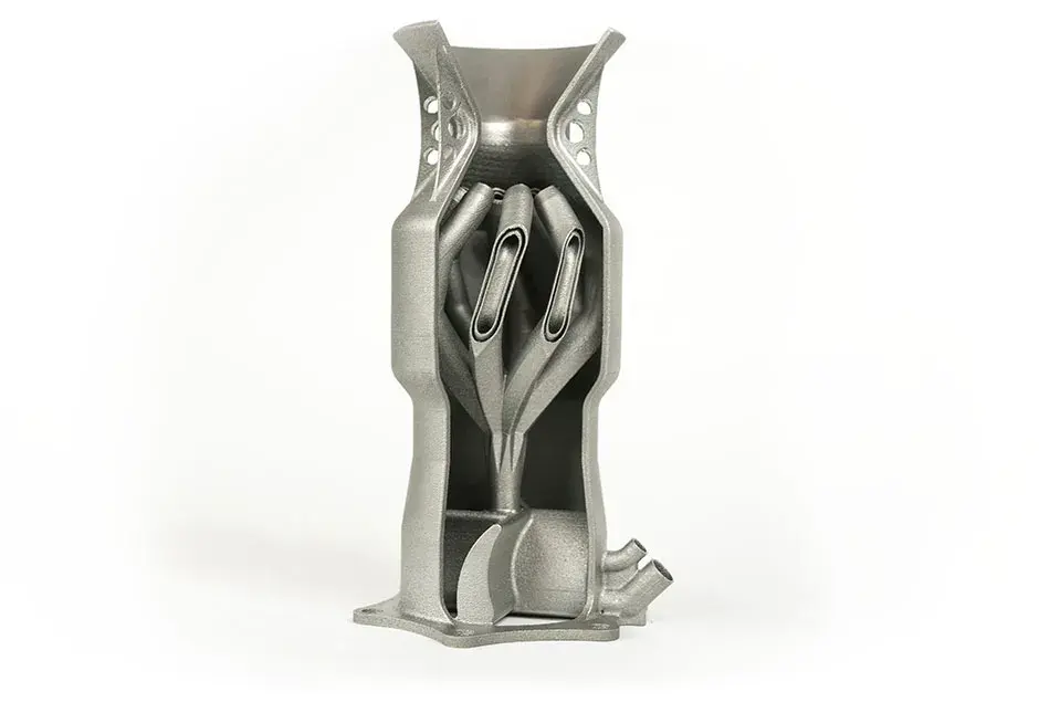 Bocal de combustível com tecnologia de dupla substância e perda de pressão reduzida. 