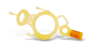 Uma peça médica impressa com o Figure 4 EGGSHELL-AMB 10