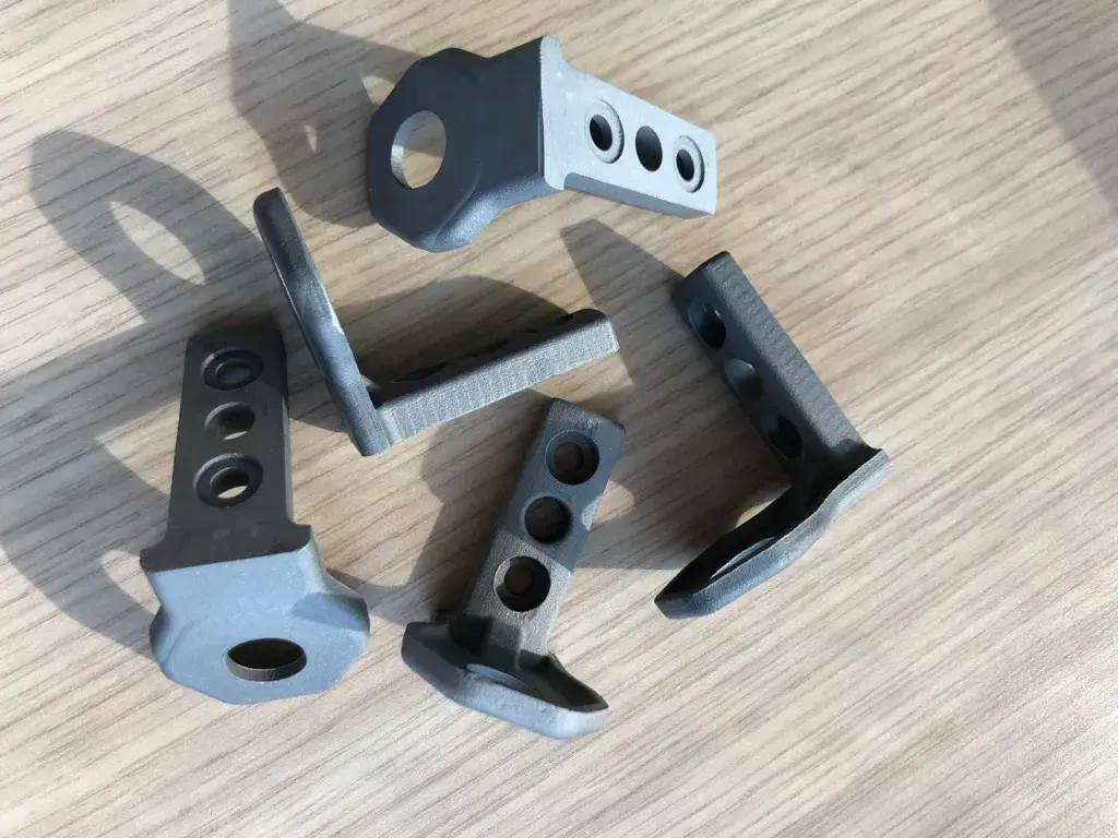 Metal casted parts by Microfound using 3D Systems ProJet MJP 2500 IC