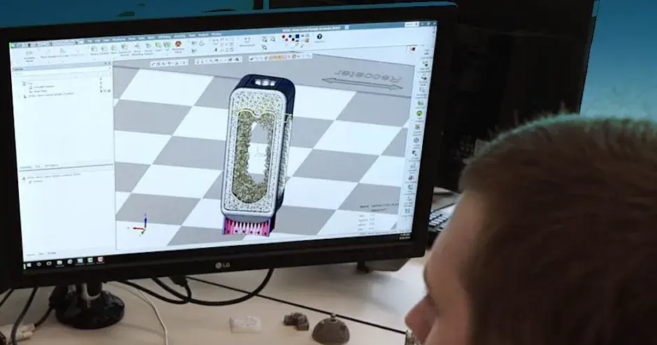 Banner de Serviços da impressora 3D de metal