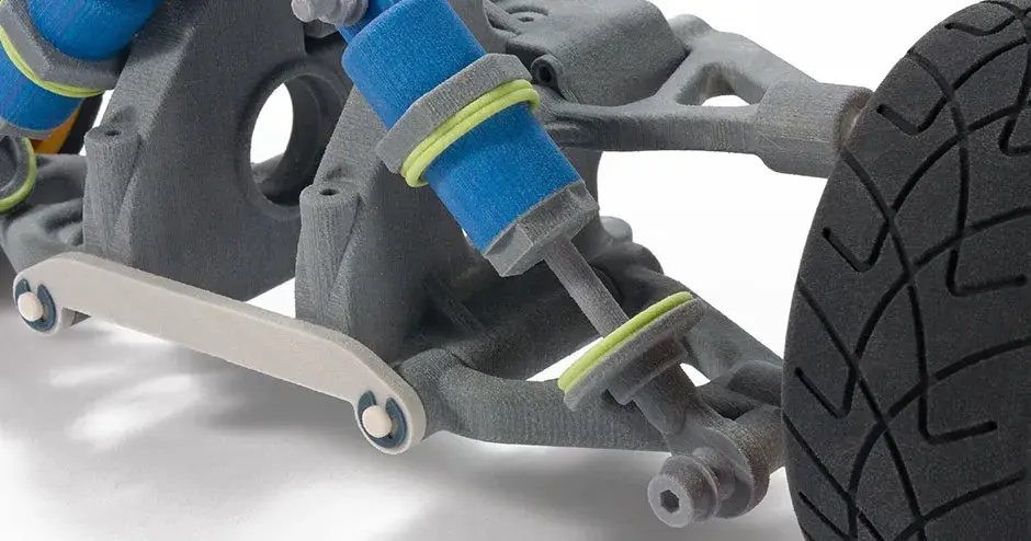 materiais coloridos impressos em 3d