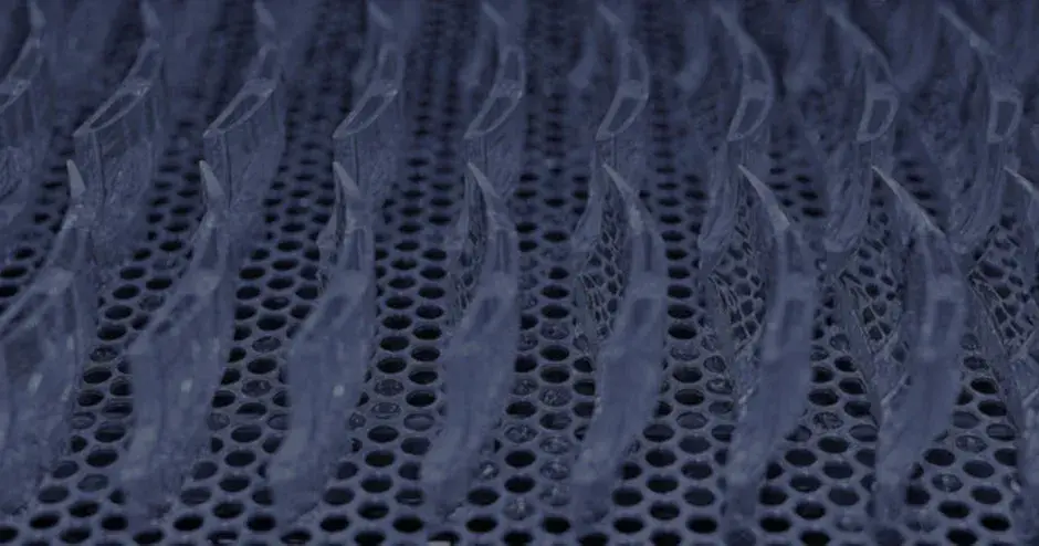 Faixa de recursos de peças impressas em 3D de SLA de plástico