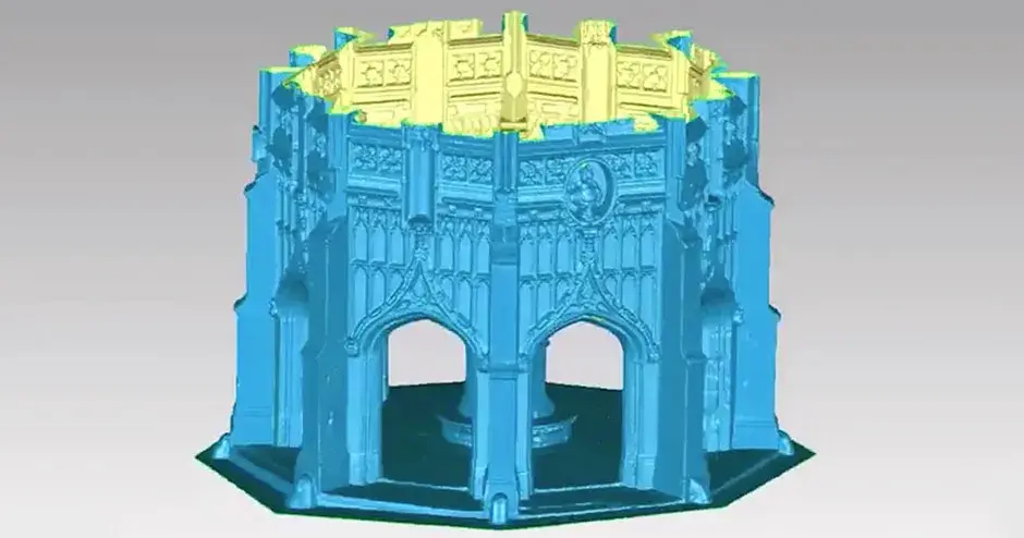 Renderização do software Geomagic Wrap