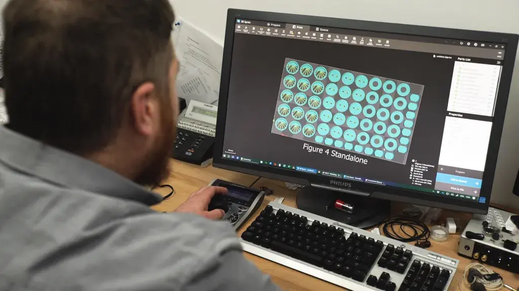 Uso do 3D Sprint para planejar a execução de uma produção na Figure 4 Standalone