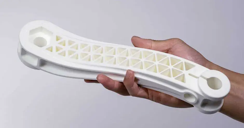 Pedal de acelerador  3 retocado em figure 4 rigid white da 3d systemsedal-3-retouoched