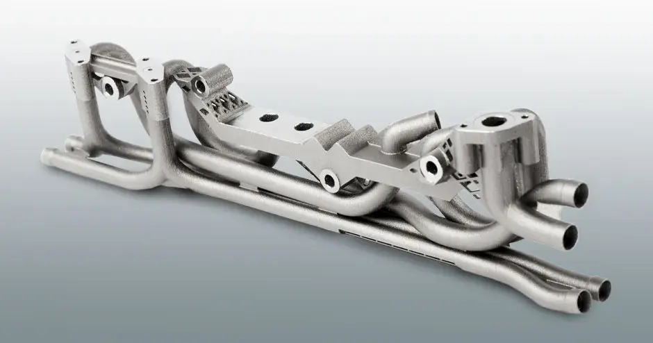 3d systems laserform ti gr5 (a) coletor hidráulico dmp gf alternativa pós-usinada