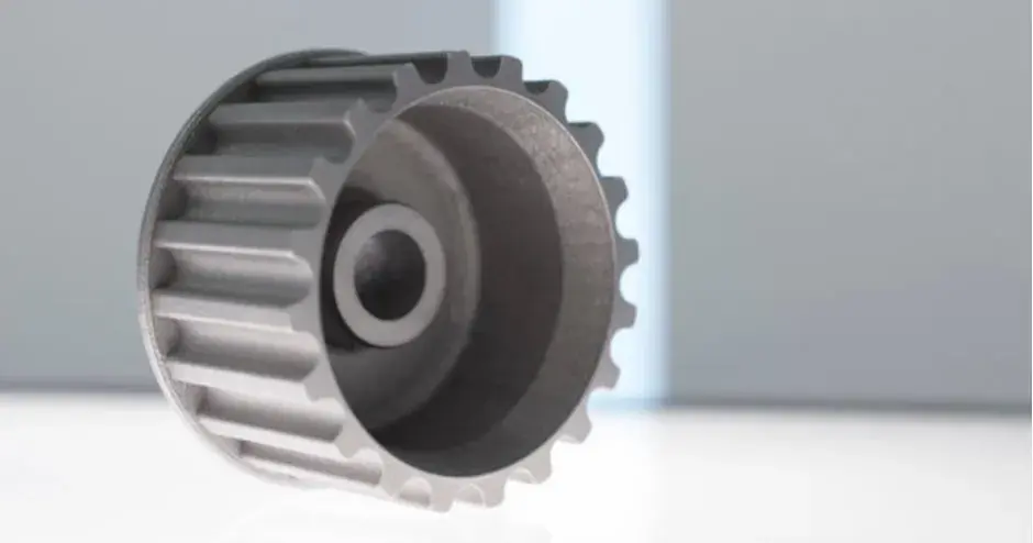 Peça impressa em 3D com DMP da MTI