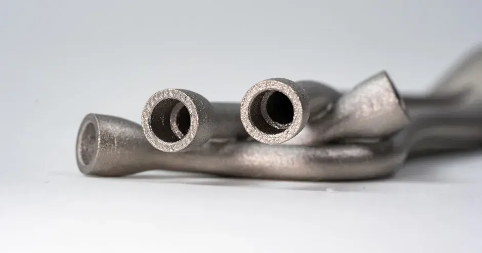 Coletor da DMP impresso em 3D ao lado