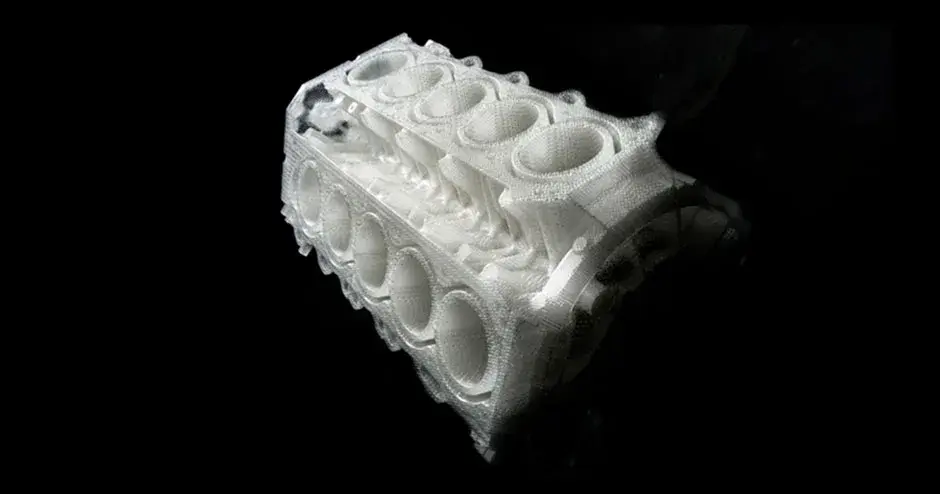 bloco de motor em quickcast accura castpro sla 2 