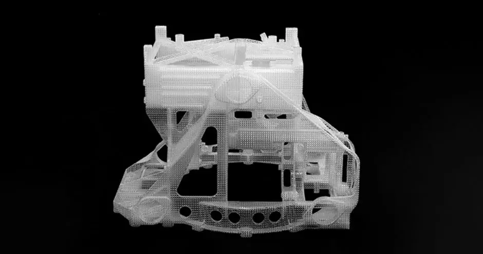 peça impressa em 3d com accura castpro sla quickcast