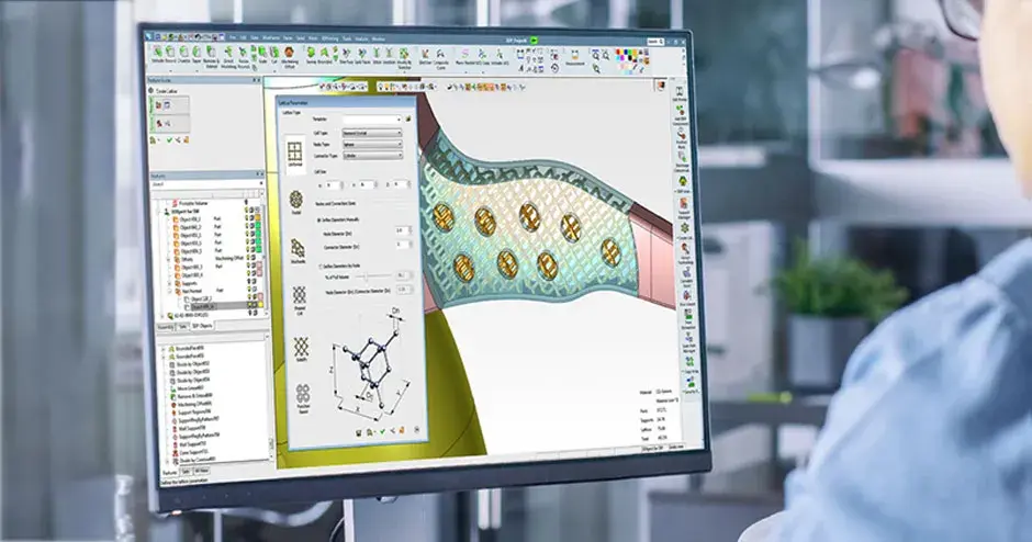 imagem mostrando a tela do computador com programação de software