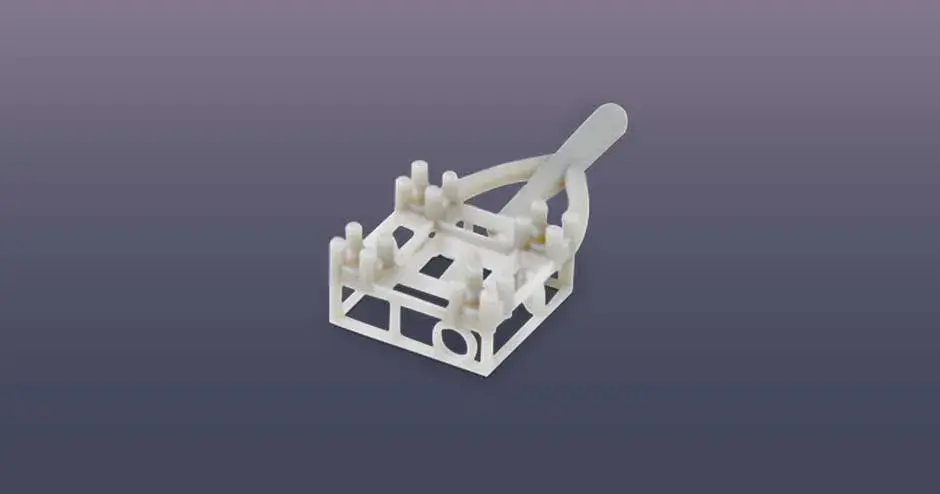 mestre de joias da figure 4 cinza pingente quadrado impresso em 3d