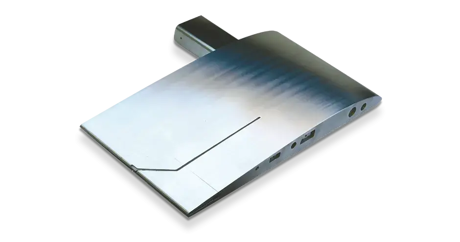 peça de palhetas de estator impressa em 3d