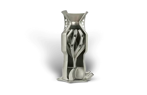 Laserform CoCrf75 um bico de abastecimento