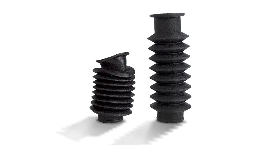 Tubos flexíveis produzidos com VisiJet M2 EBK (MJP)