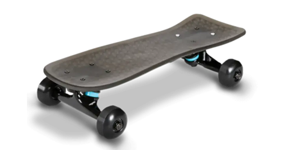 Skate produzido com a VisiJet Multi-Material Composites