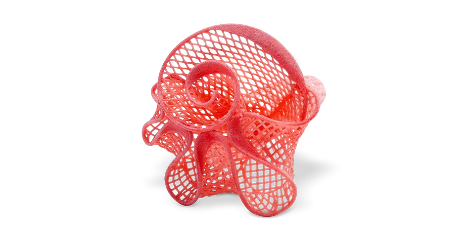 Anel da fusão em VisiJet Wax Jewel Red