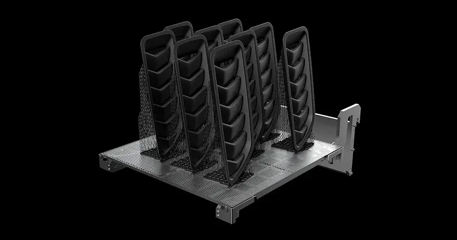 Peças grandes impressas em 3D feitas na impressora SLA 750
