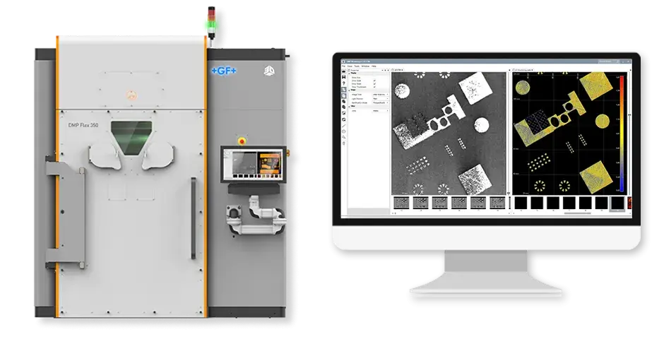 Impressoras direto em metal e Monitoramento DMP