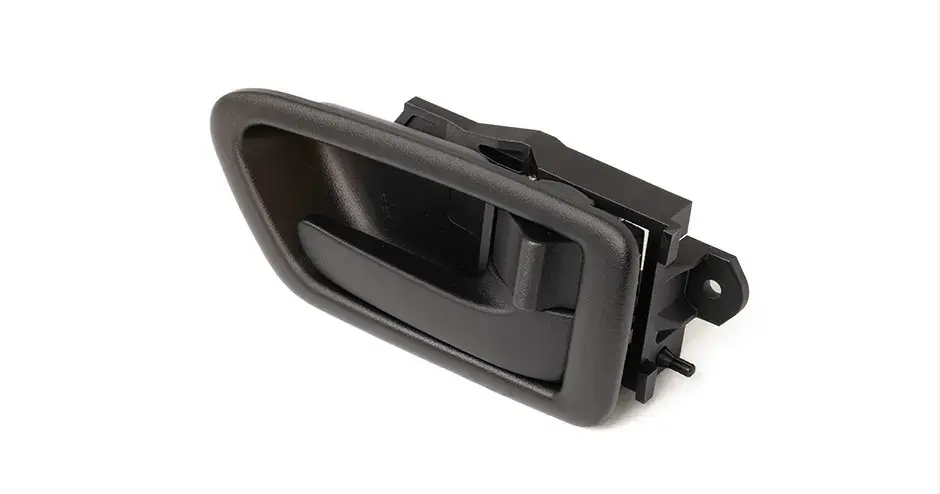 Maçaneta da porta consistindo em moldura, tampa, suporte, puxador e interruptor impressos em 3D para a produção de pontes.