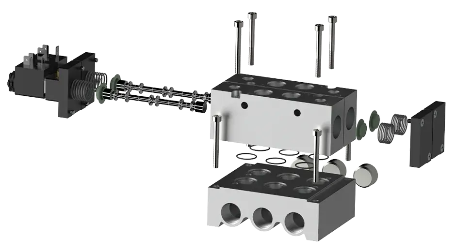 Montagem original de válvulas eletrônicas