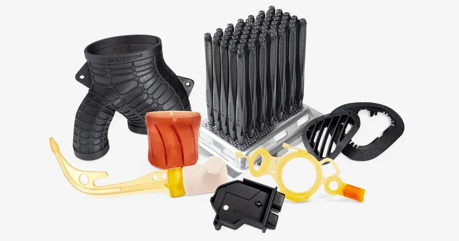 Peças de novos materiais da Figure 4