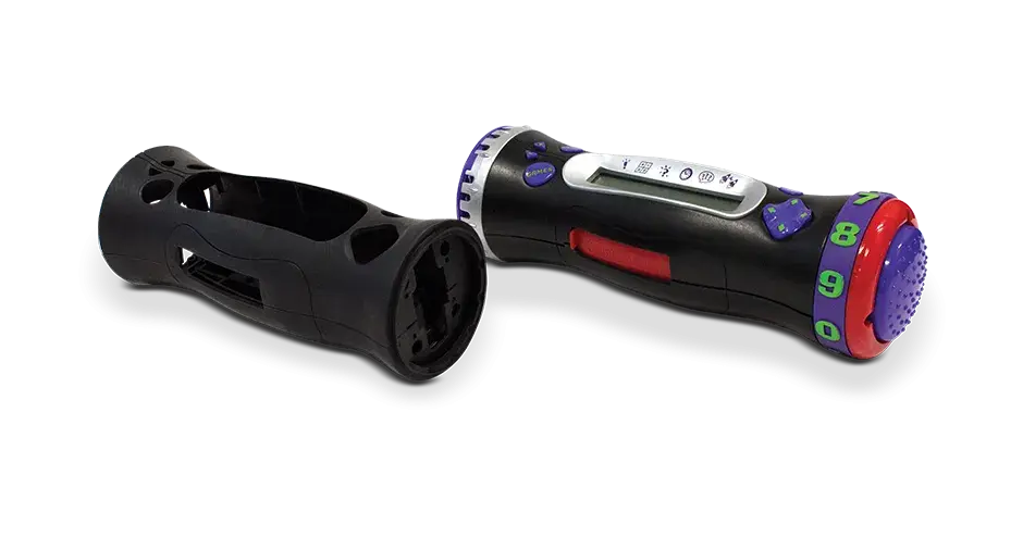 Carcaça impressa em 3D para o protótipo montado, totalmente funcional e real