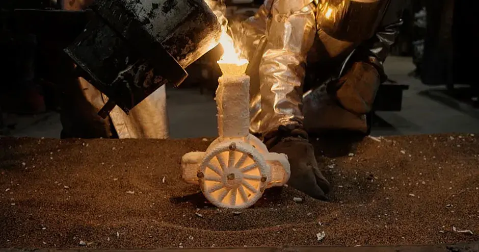 Os padrões de cera impressos em 3D se encaixam perfeitamente no processo de fundição para a rápida produção de peças fundidas