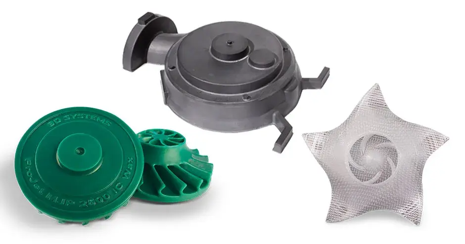 Uma variedade de padrões de cera