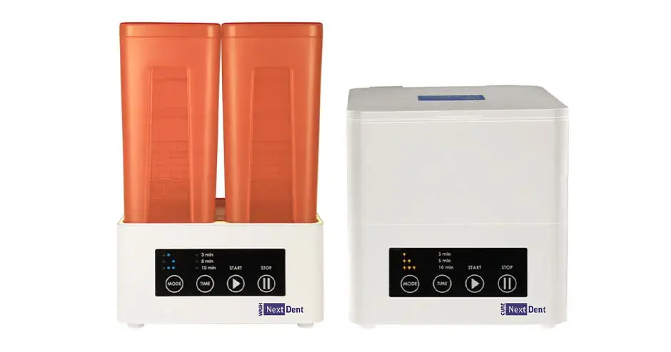 Estação de lavagem e cura da resina NextDent LCD1