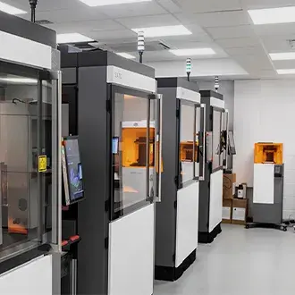 uma linha de impressoras 3D