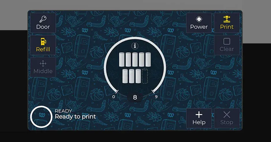 Captura de tela do Wemote da SLS 300