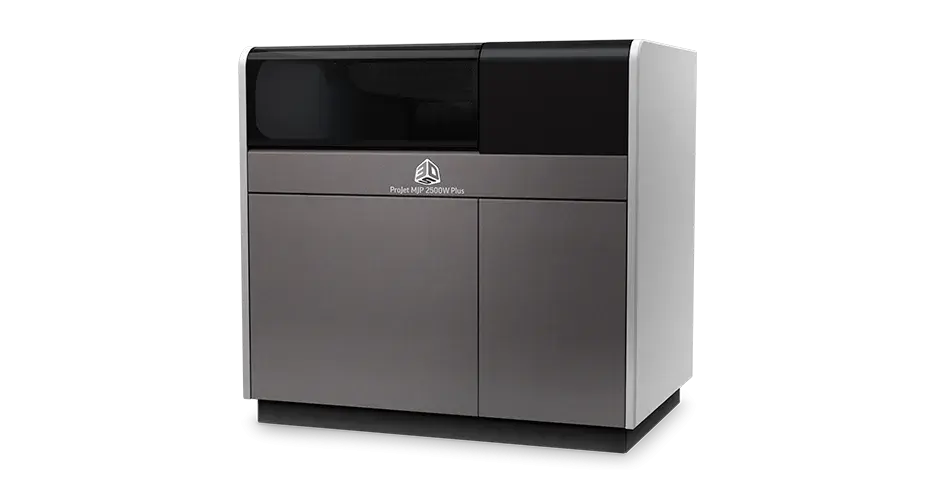 Ângulo da impressora 3D ProJet MJP 2500 MultiJet