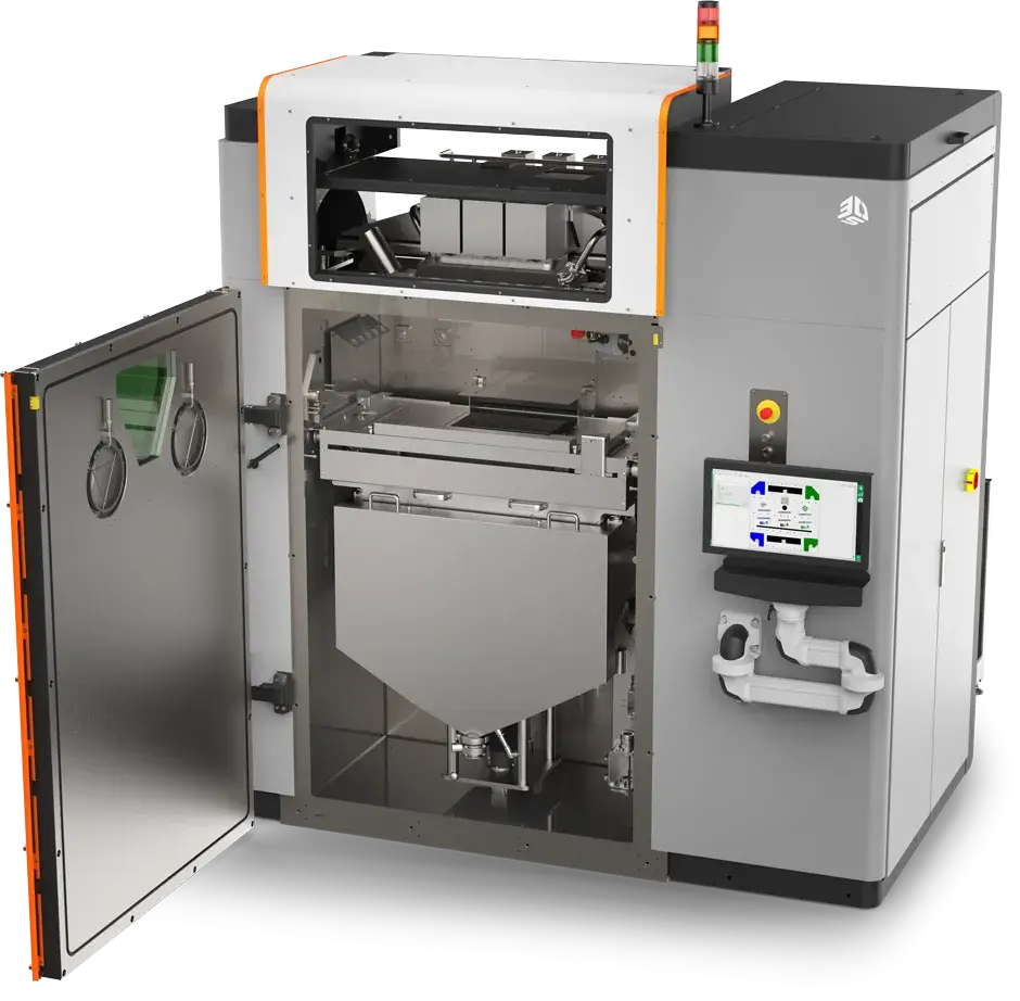 Impressora DMP Flex 350 Triple 3D em alto ângulo