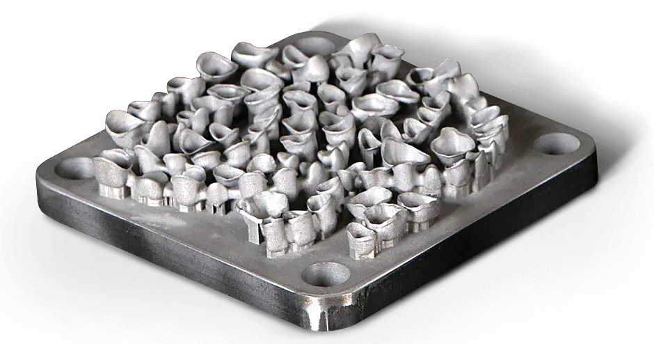 Plataforma dentária de cromo cobalto 3D Systems