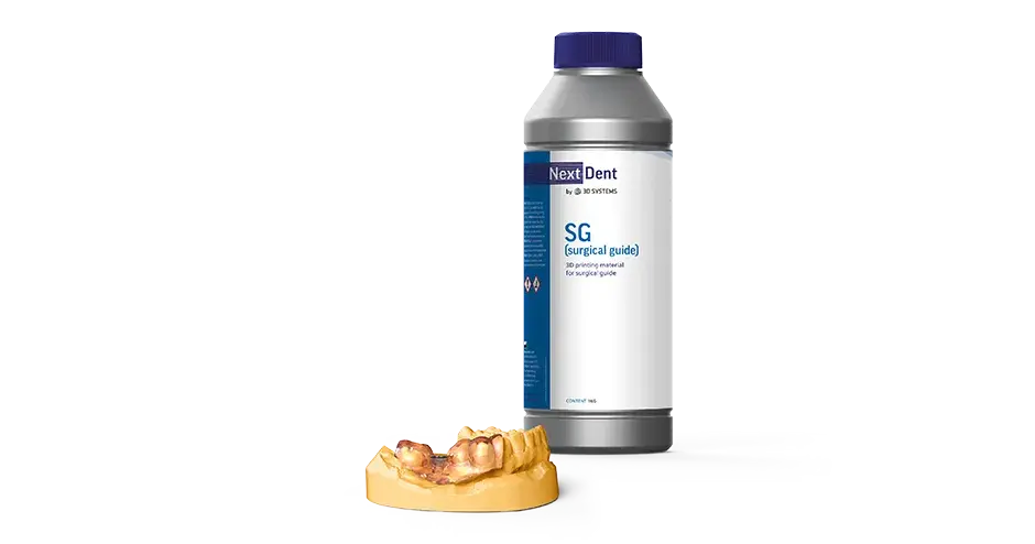 Material para aplicações dentárias do NextDent SG da 3D Systems