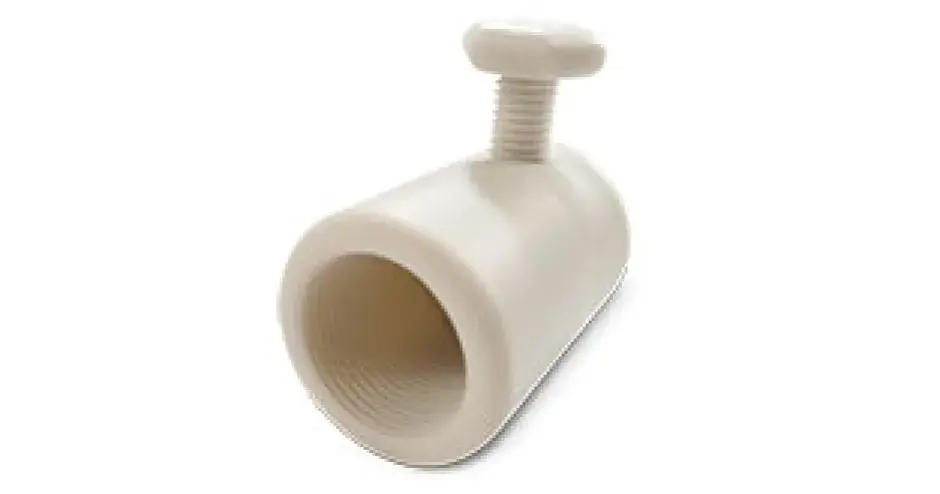 Um material rígido e branco que pode ser esterilizado e testado a altas temperaturas