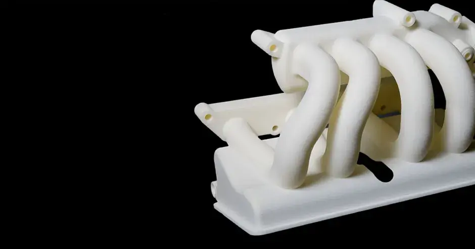 Peça de SLS impressa em 3D