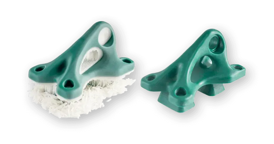 thumbnail-3d-systems-projet-2500-ic-casting-bracket-2-wax- o suporte à esquerda tem suportes