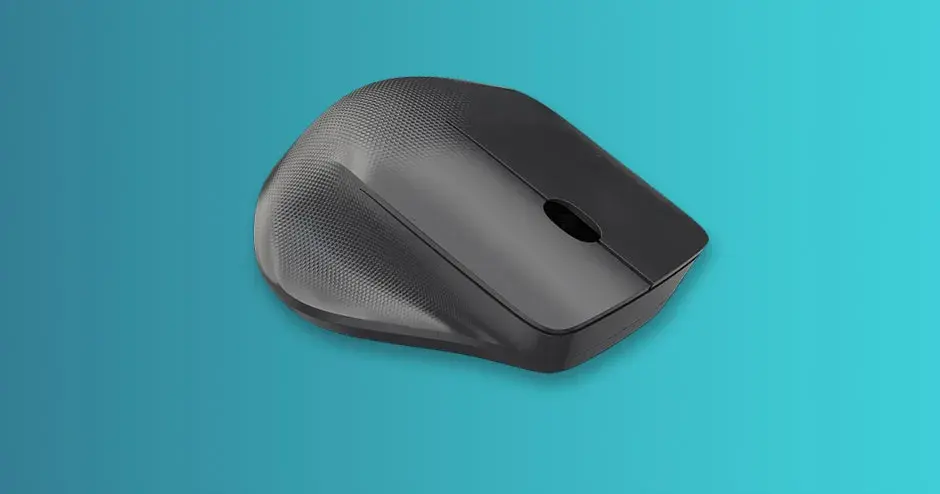 Carcaça impressa em 3D do mouse do computador
